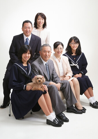 家族写真メニューへ